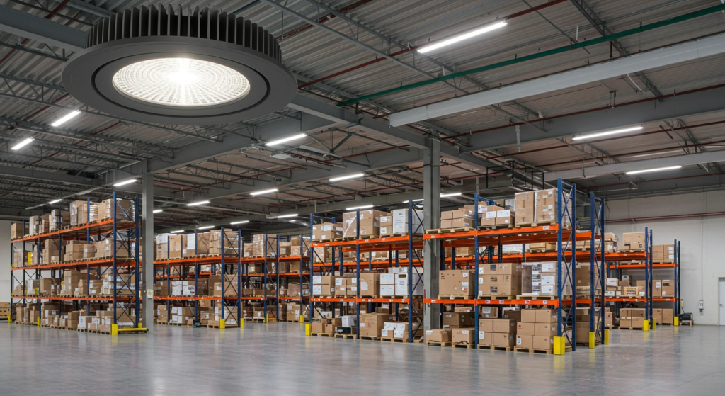 High power LED downlight for warehouses