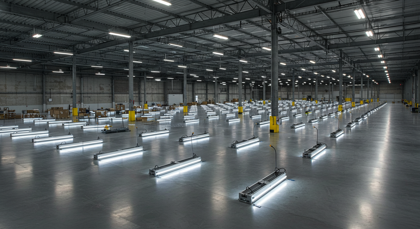 Industrial LED Lighting Fixtures for Warehouses