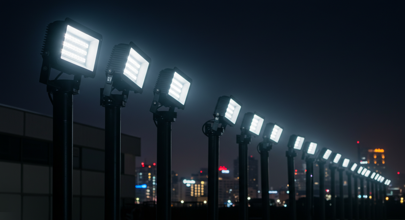 Commercial outdoor LED flood lights